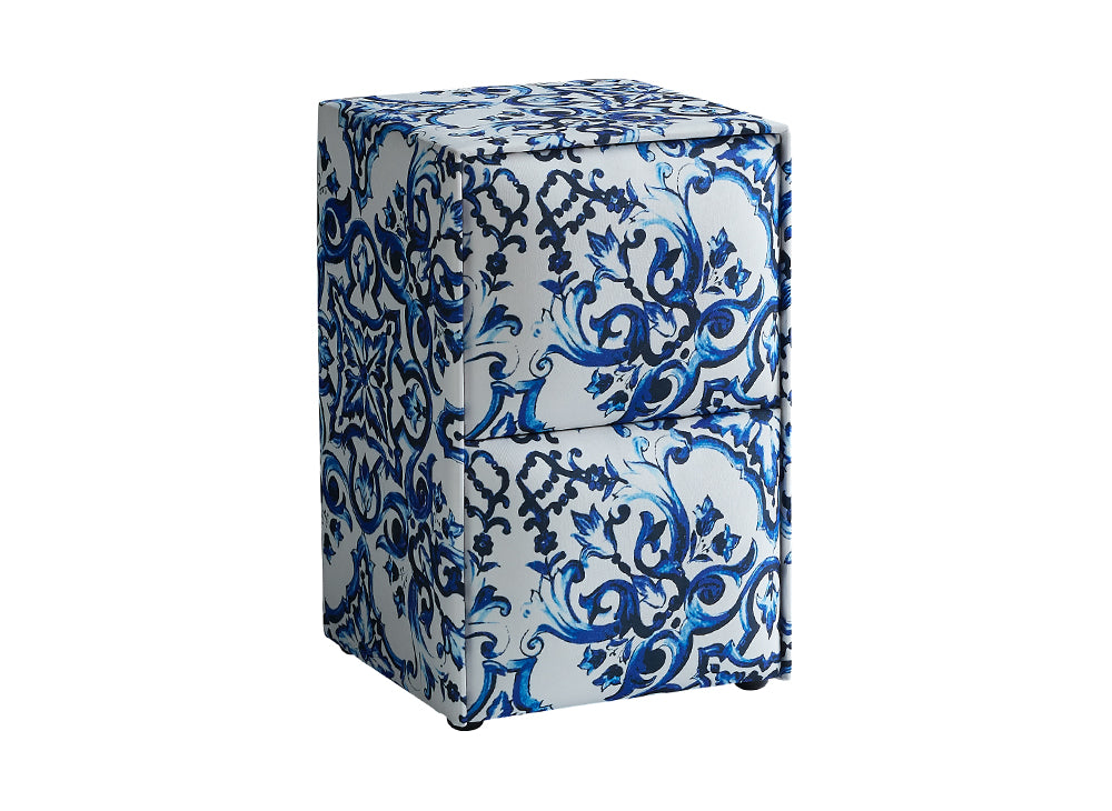 Boxspringbett Calienna im Dolce Gabbana Majolica Design Voll-orthopädisches Komfortbett mit Bettkasten, Stauraum, inkl. kostenlose Lieferung und Montage