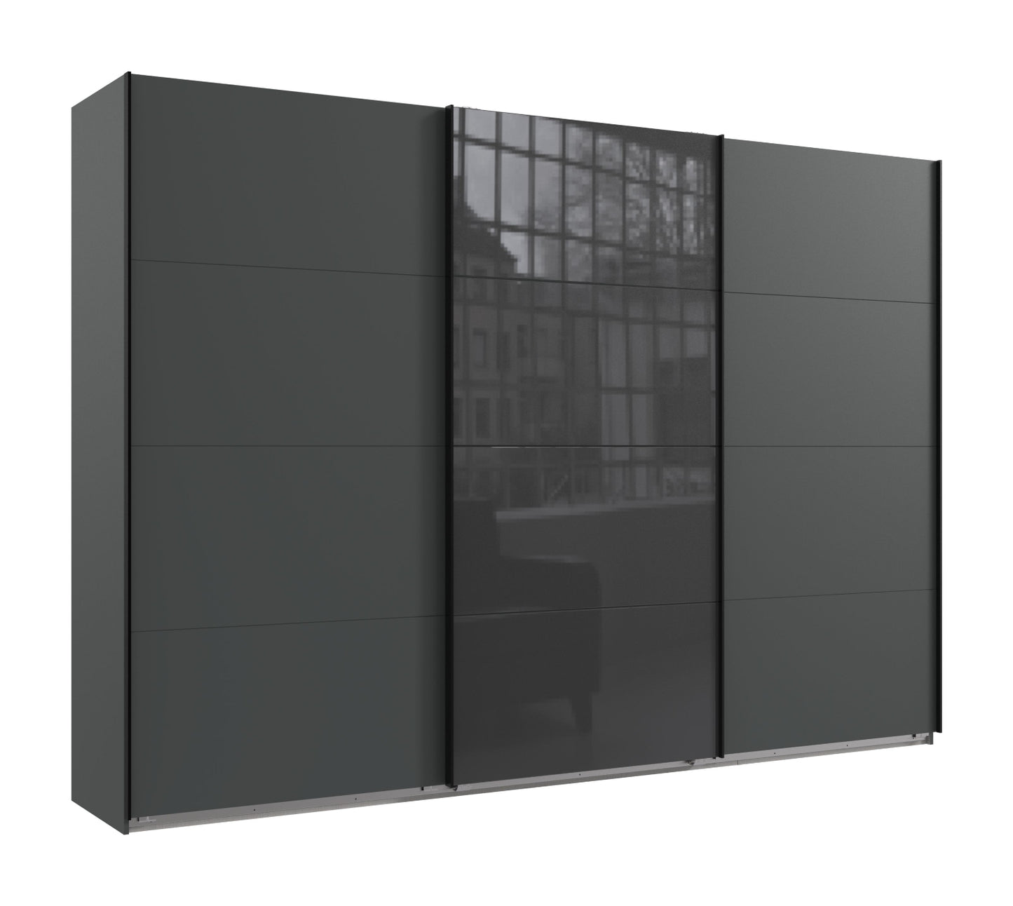 Schwebetürenschrank Norderstedt 3-türig B/H/T ca. 360 x 236 x 64 cm