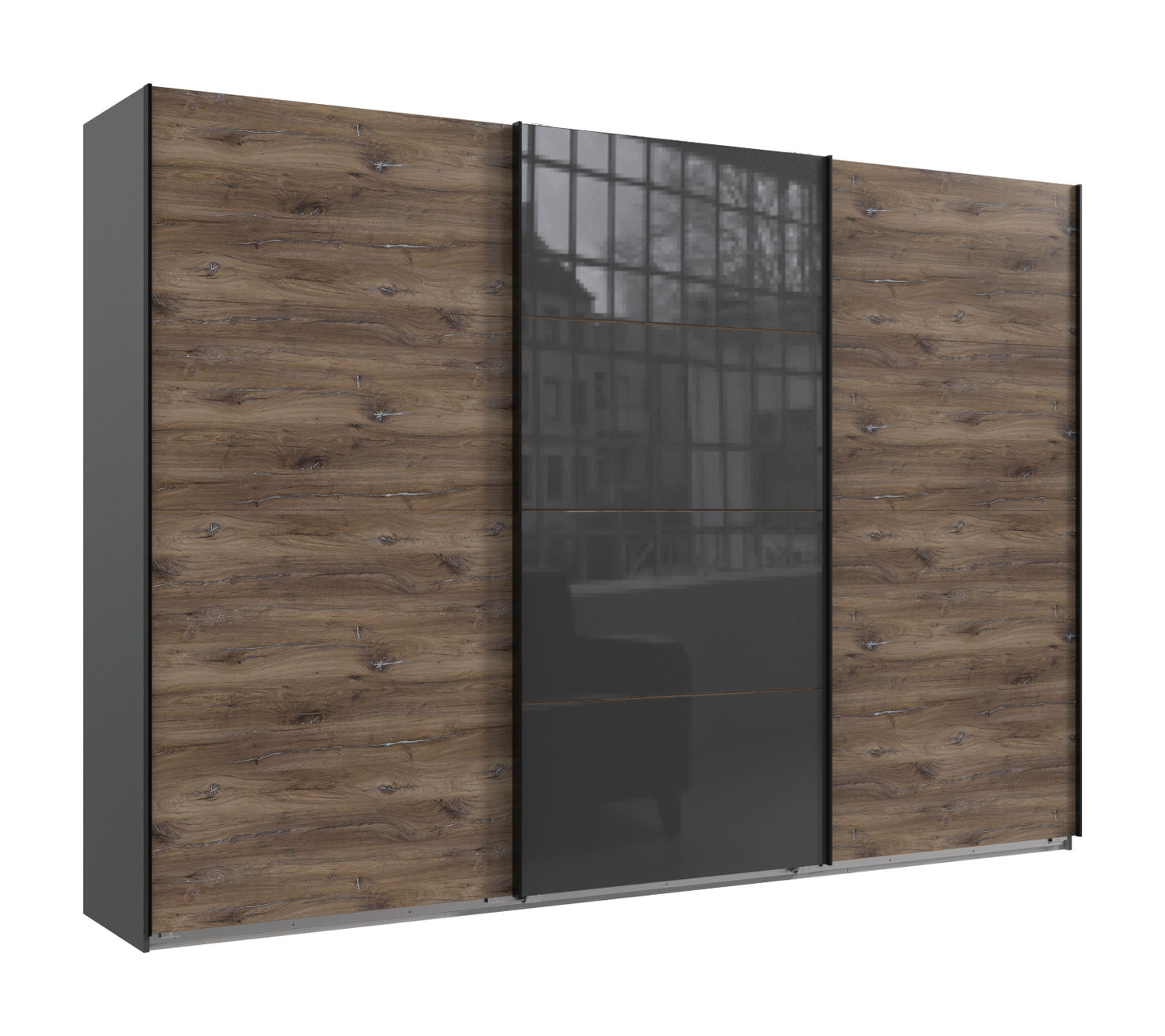Schwebetürenschrank Norderstedt 3-türig B/H/T ca. 360 x 236 x 64 cm