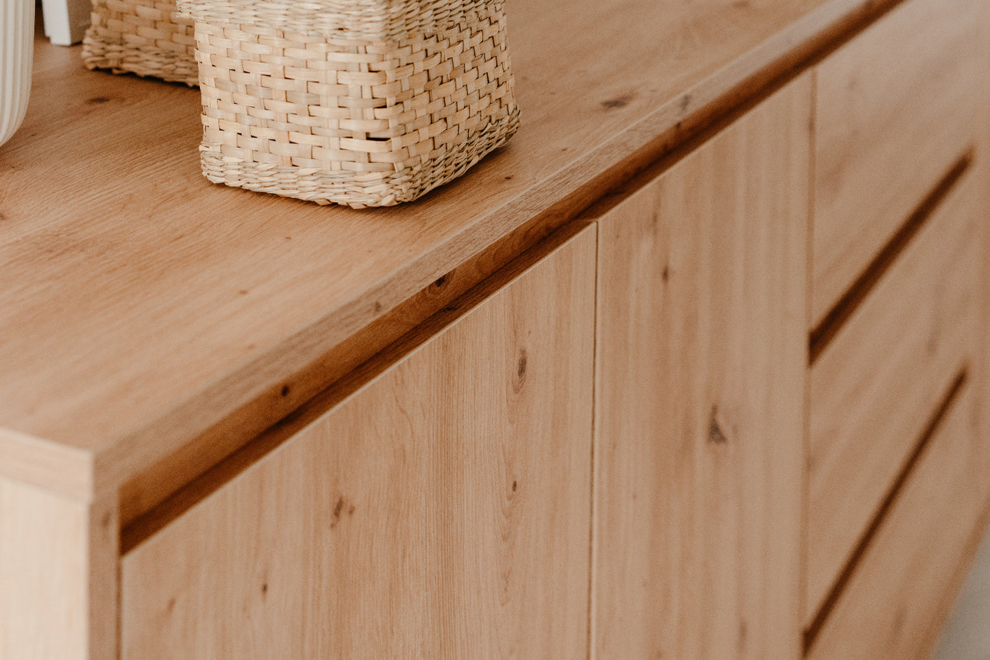 Wohnzimmer-Set Finori Korsika Eiche-Artisan 3-teilig