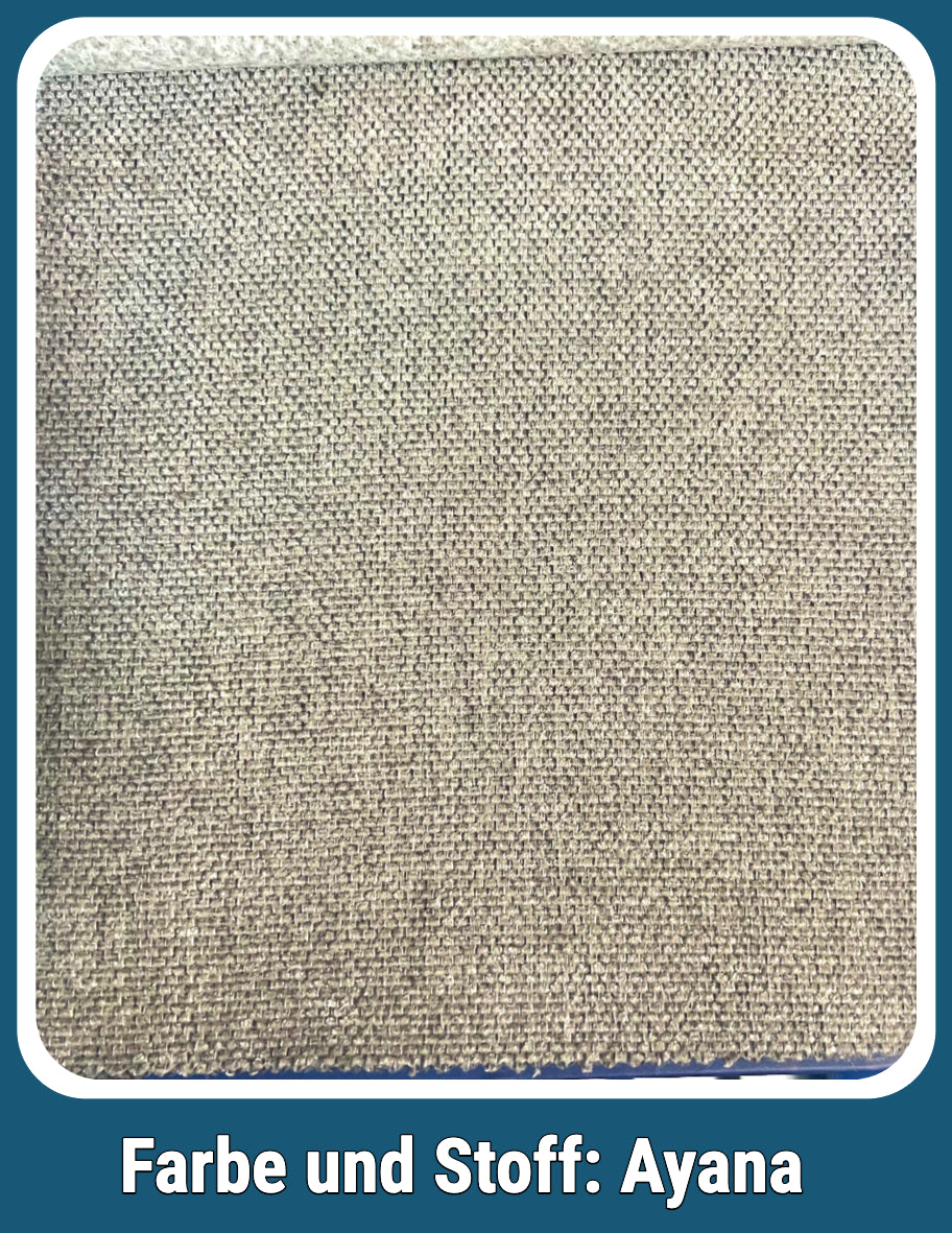 Boxspringbett Ayana Hellgrau/Beige Voll-orthopädisches Komfortbett mit Bettkasten, Stauraum, inkl. kostenlose Lieferung und Montage
