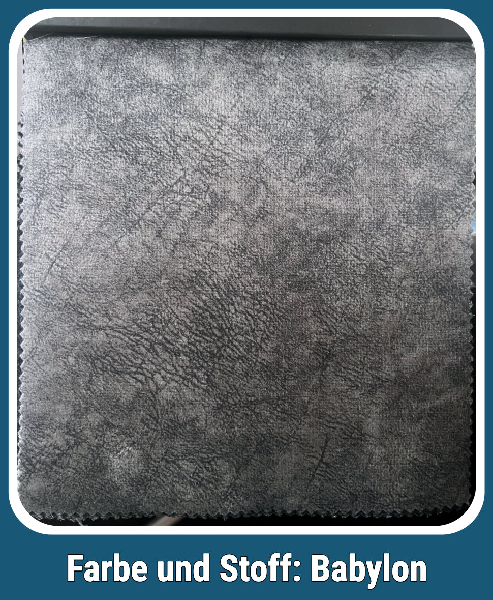 Boxspringbett Babylon Dunkelgrau/Anthrazit Voll-orthopädisches Komfortbett mit Bettkasten, Stauraum, inkl. kostenlose Lieferung und Montage