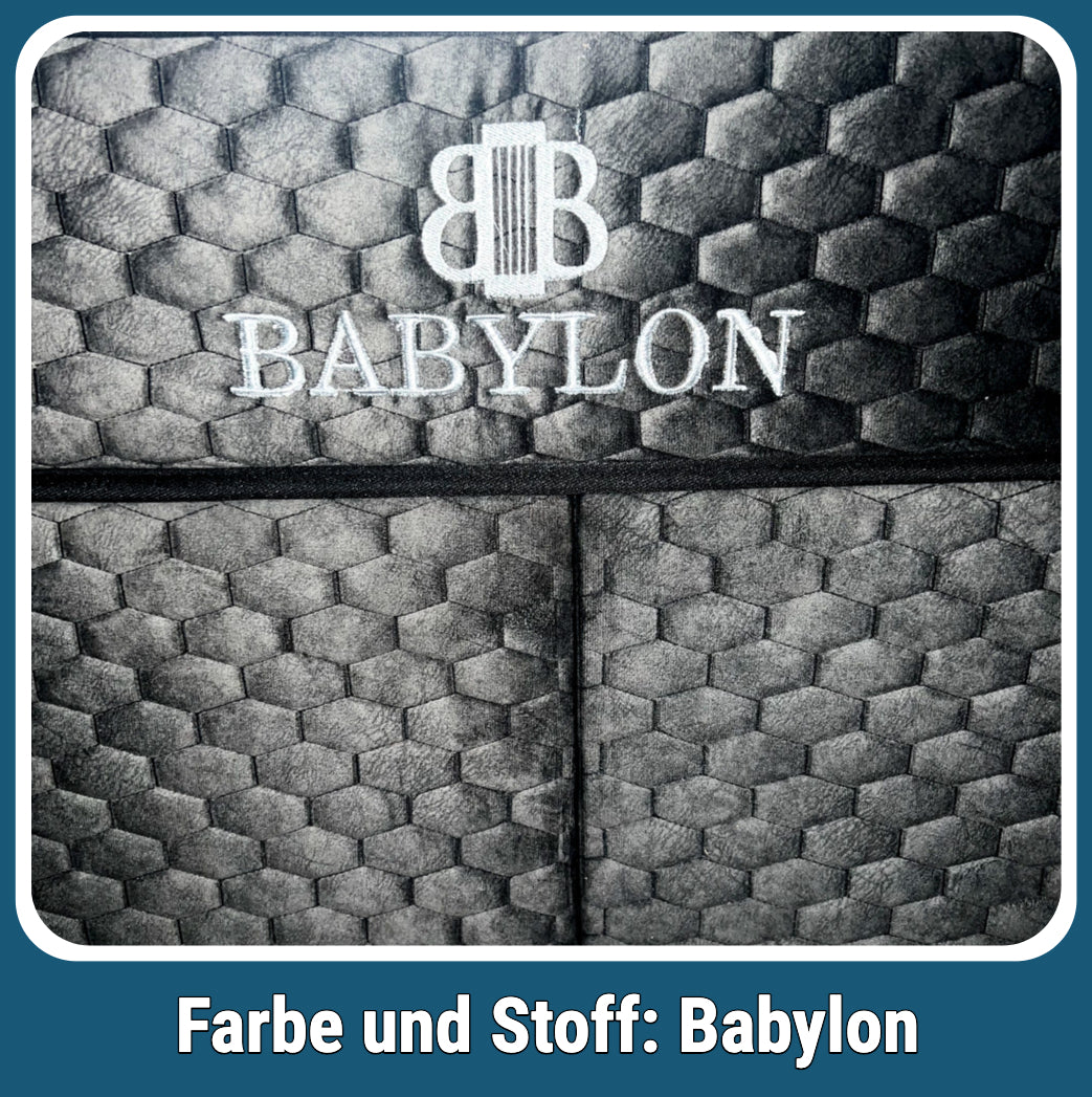 Boxspringbett Babylon Dunkelgrau/Anthrazit Voll-orthopädisches Komfortbett mit Bettkasten, Stauraum, inkl. kostenlose Lieferung und Montage
