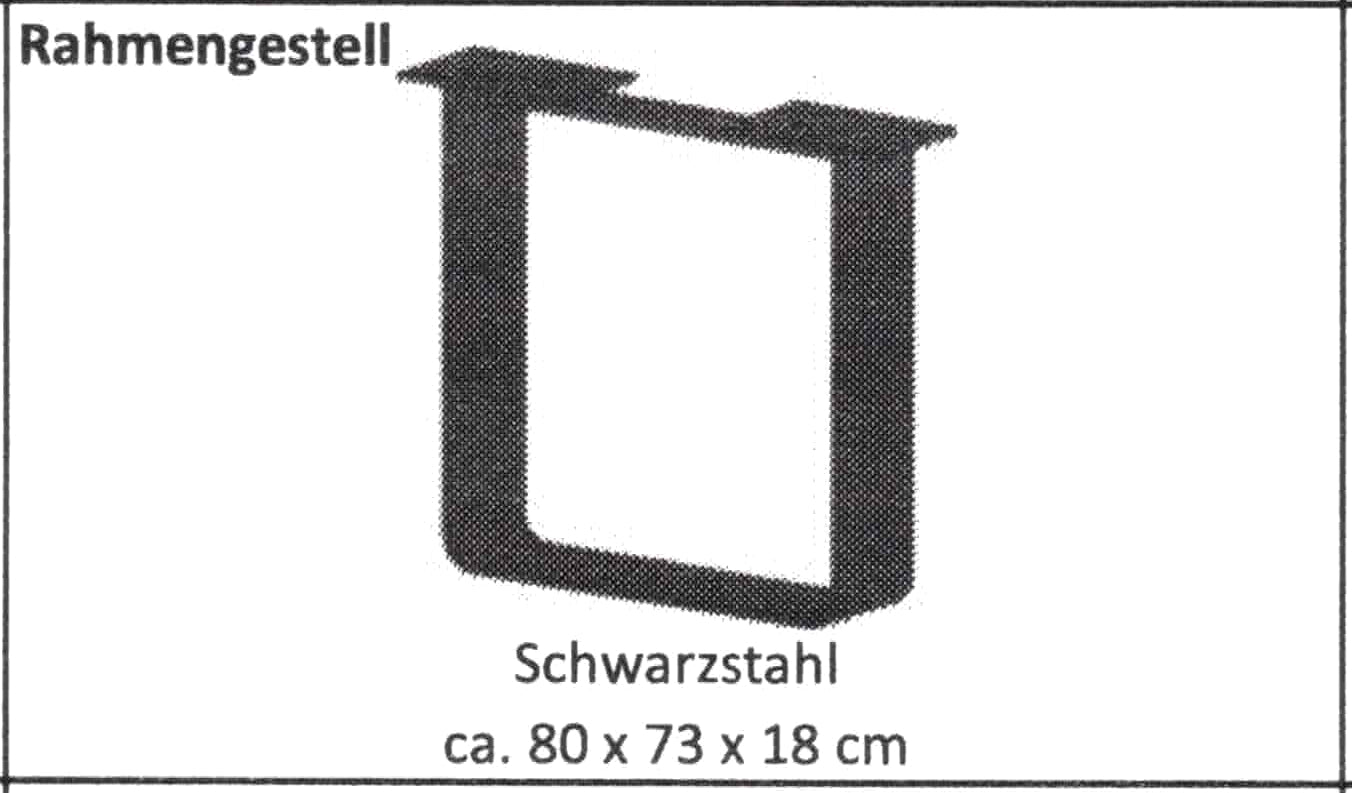 Infantil Lia Esstisch Eiche massiv mit Baumkant und Epoxidharz mit 4-Gestellformen Breite 200 x 100 x 4 cm