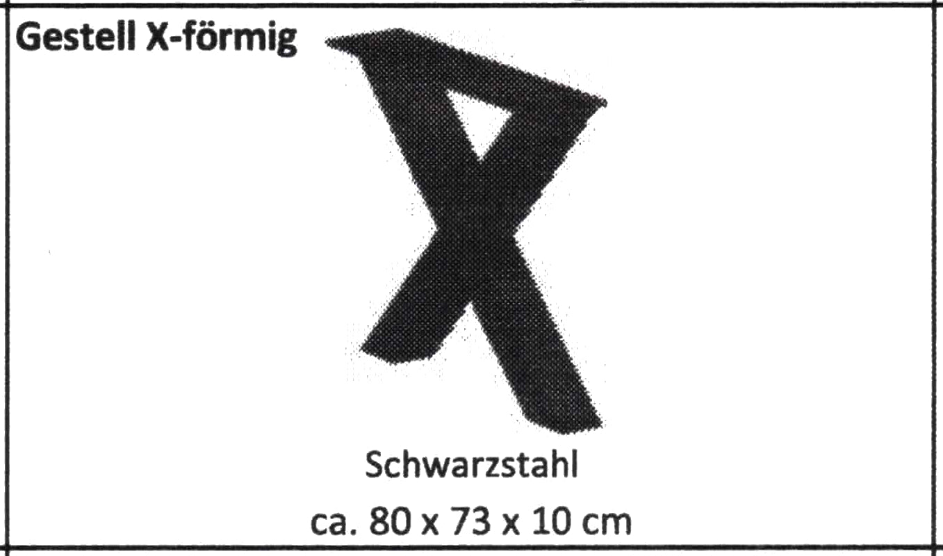Infantil Lia Esstisch Eiche massiv mit Baumkant und Epoxidharz mit 4-Gestellformen Breite 200 x 100 x 4 cm
