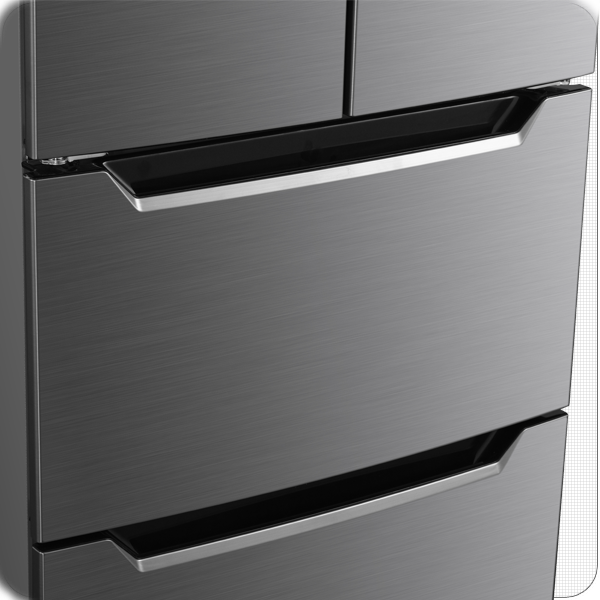 Wolkenstein French-Door Kühl-Gefrierkombination mit Crisper und Chiller Zone FD351.4A++NFIX Höhe 186 cm NoFrost