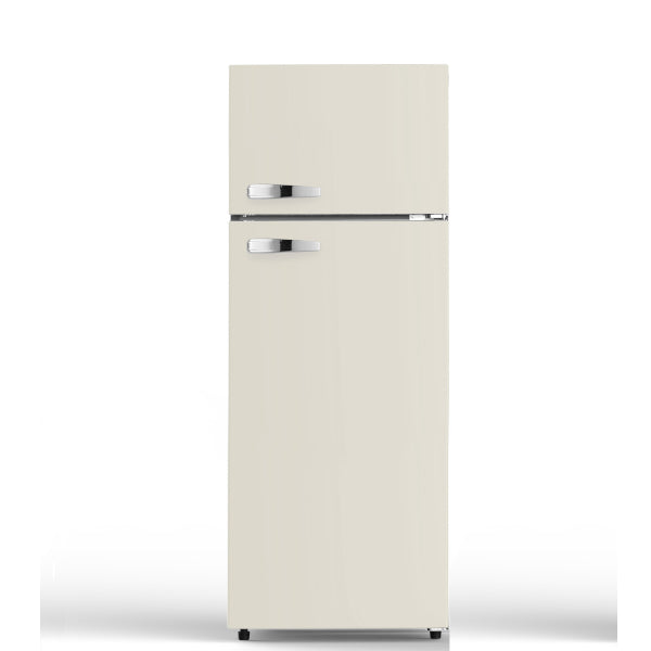 Kühl-Gefrierkombination GK210-2 CR - Creme, Höhe 143 cm
