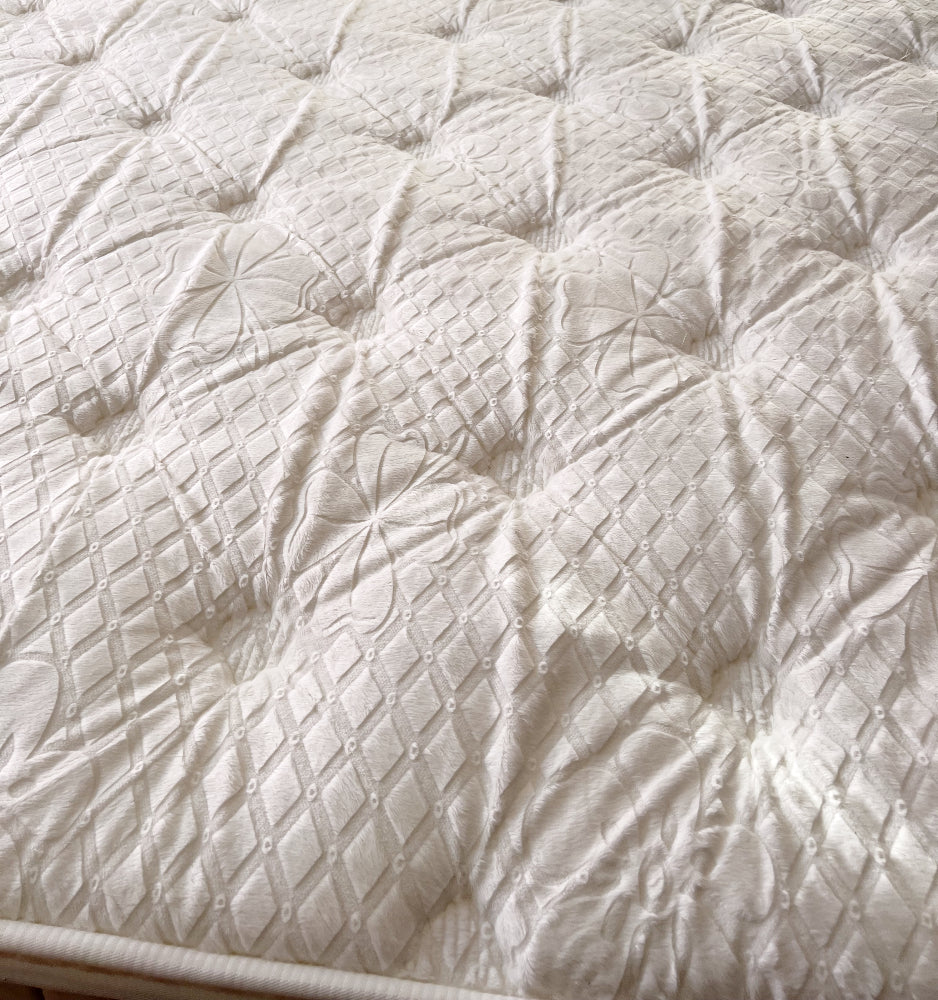 Boxspringbett Jazzlyn Beige Voll-orthopädisches Komfortbett mit Bettkasten, Stauraum, inkl. kostenlose Lieferung und Montage