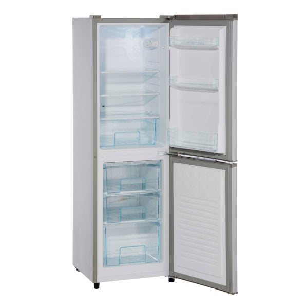 PKM Kühl-Gefrierkombination KG162EIX, inox, Höhe 149 cm