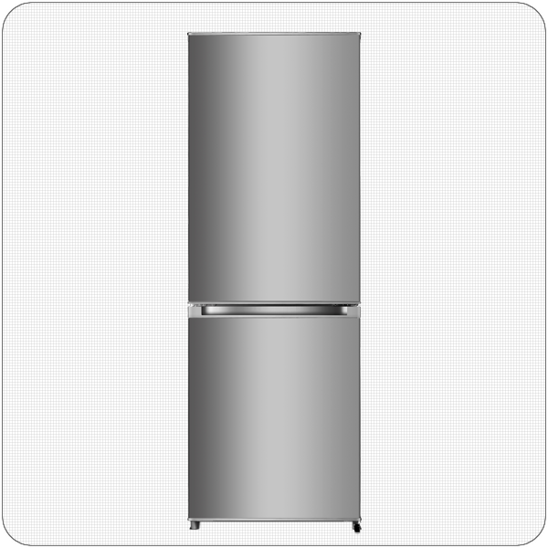 PKM Kühl-Gefrierkombination KG225.4A+++IX Inox, Höhe 161 cm