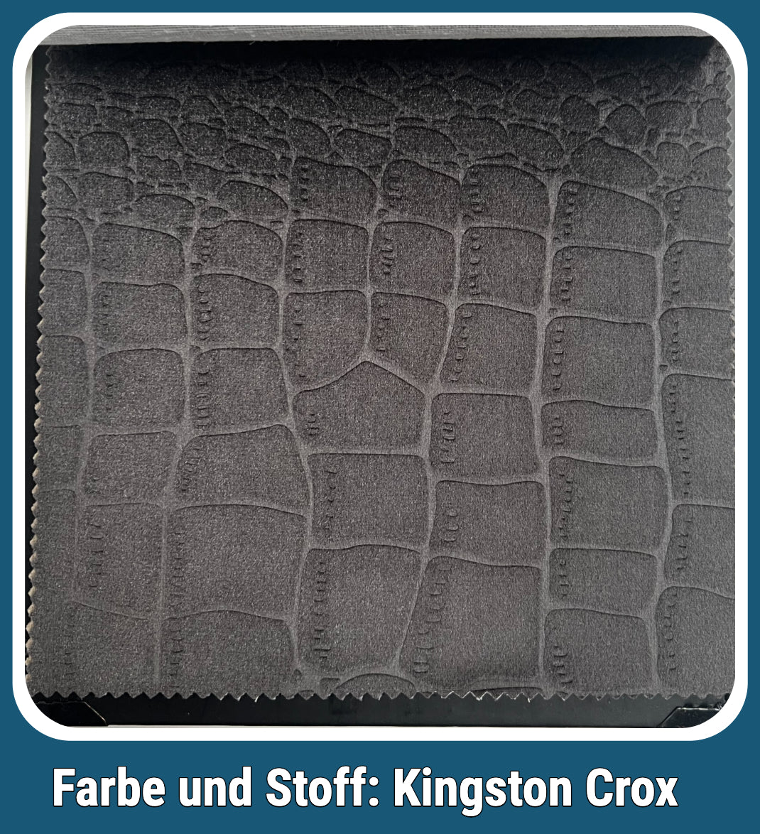 Boxspringbett Kingston Crox (dunkel Grau) Voll-orthopädisches Komfortbett mit Bettkasten, Stauraum, inkl. kostenlose Lieferung und Montage