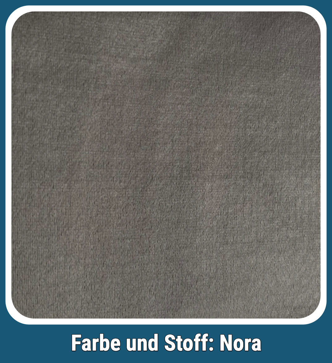 Boxspringbett Nora Grau Voll-orthopädisches Komfortbett mit Bettkasten, Stauraum, inkl. kostenlose Lieferung und Montage