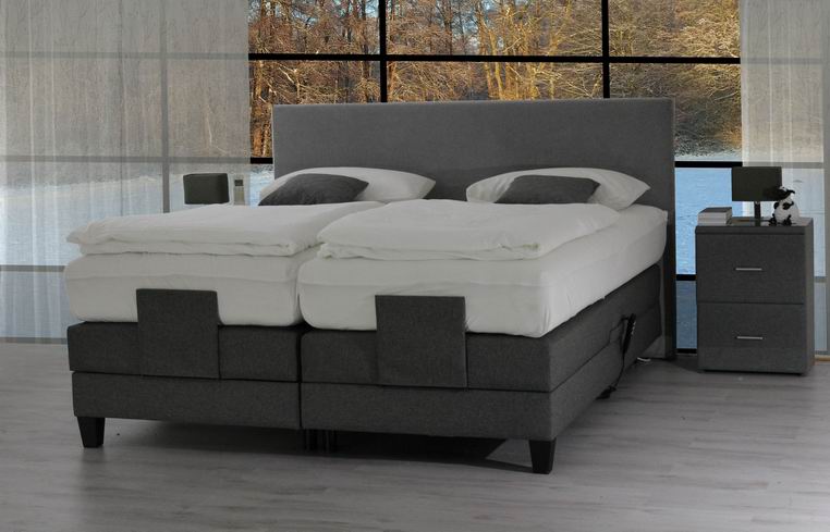 Boxspringbett KS Harmonie E, Elektrisches Komfortbett mit Motor, inkl. Lieferung und Montage