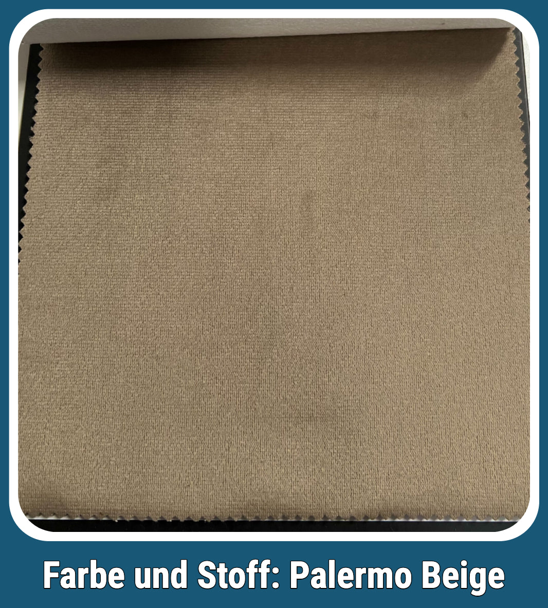 Boxspringbett Palermo Beige Voll-orthopädisches Komfortbett mit Bettkasten, Stauraum, inkl. kostenlose Lieferung und Montage