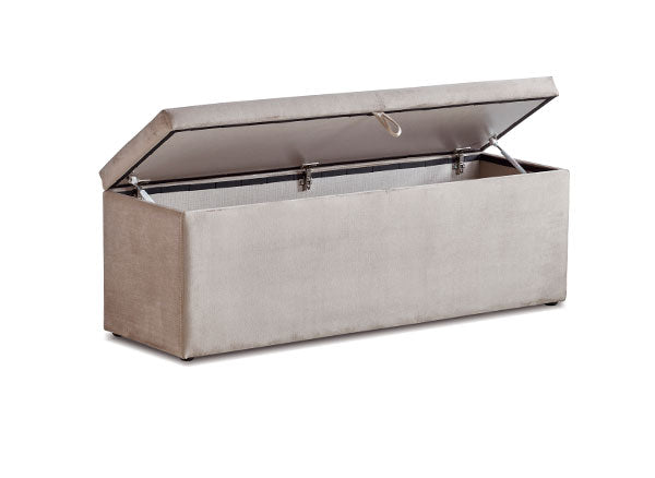 Boxspringbett Palermo Beige Voll-orthopädisches Komfortbett mit Bettkasten, Stauraum, inkl. kostenlose Lieferung und Montage