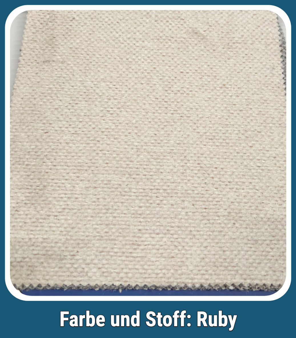 Boxspringbett Ruby Cremeweiß Voll-orthopädisches Komfortbett mit Bettkasten, Stauraum, inkl. kostenlose Lieferung und Montage