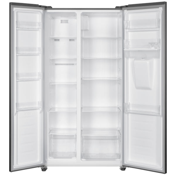 PKM Side-by-Side Kühl-Gefrierkombination inkl. Wasserspender mit Wassertank SBS450NFDWDEIX Höhe 177 cm NoFrost