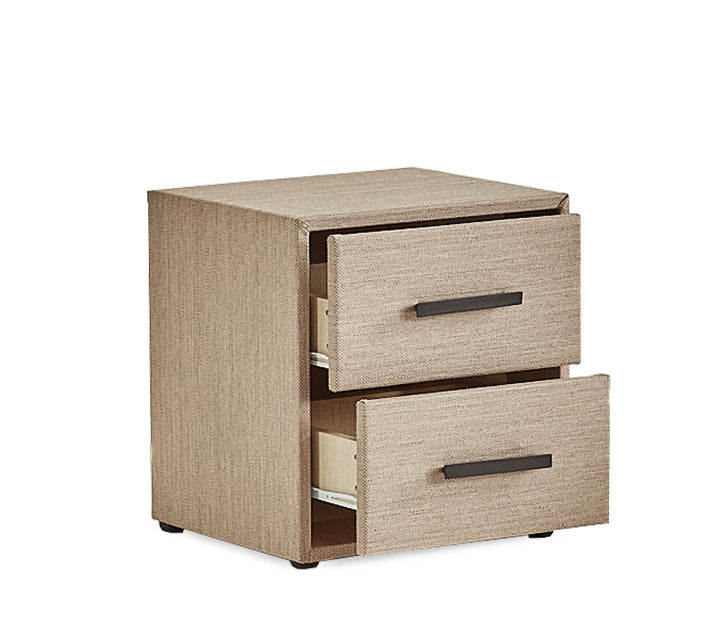 Boxspringbett Senna Beige/Braun Voll-orthopädisches Komfortbett mit Bettkasten, Stauraum, inkl. kostenlose Lieferung und Montage