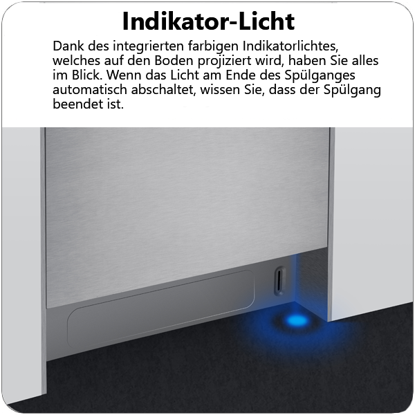 Wolkenstein Einbaugeschirrspüler, vollintegriert WGSP15-8FI Breite 60 cm