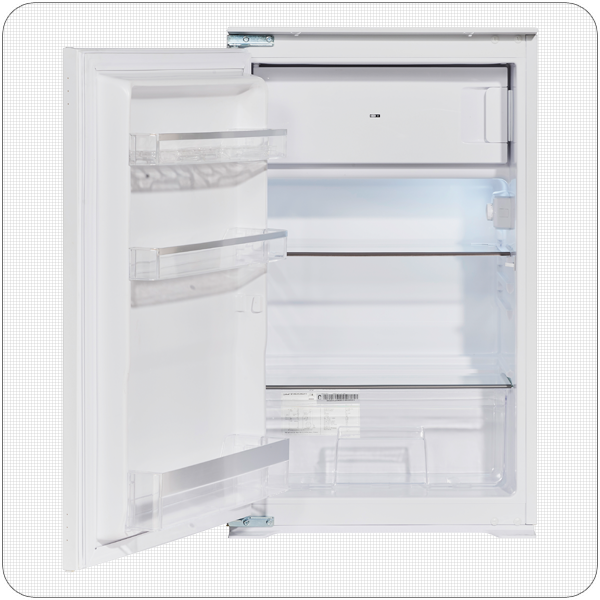 Wolkenstein Einbaukühlschrank mit Gefrierfach WKS125.4EEB Höhe 88 cm