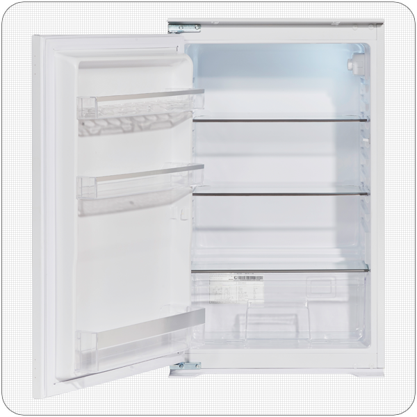 Wolkenstein Einbaukühlschrank WKS135.0 EB, weiß, Höhe 88 cm