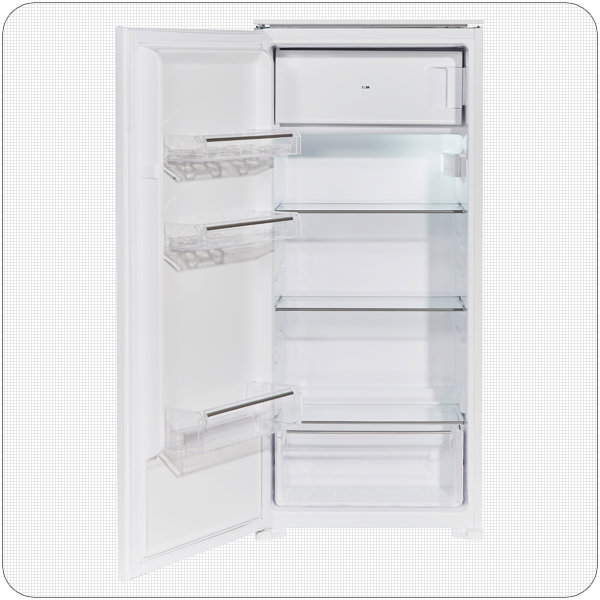 Wolkenstein Einbaukühlschrank mit Gefrierfach WKS190.4 EB, Weiß, Höhe 122 cm