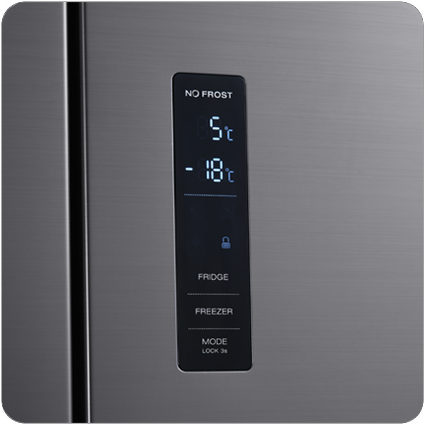 Wolkenstein French-Door Kühl-Gefrierkombination mit Crisper und Chiller Zone FD351.4A++NFIX Höhe 186 cm NoFrost