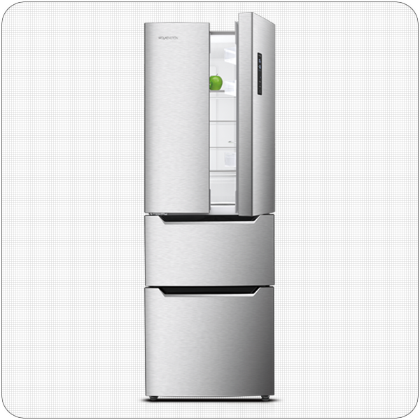 Wolkenstein French-Door Kühl-Gefrierkombination mit Crisper und Chiller Zone FD351.4A++NFIX Höhe 186 cm NoFrost