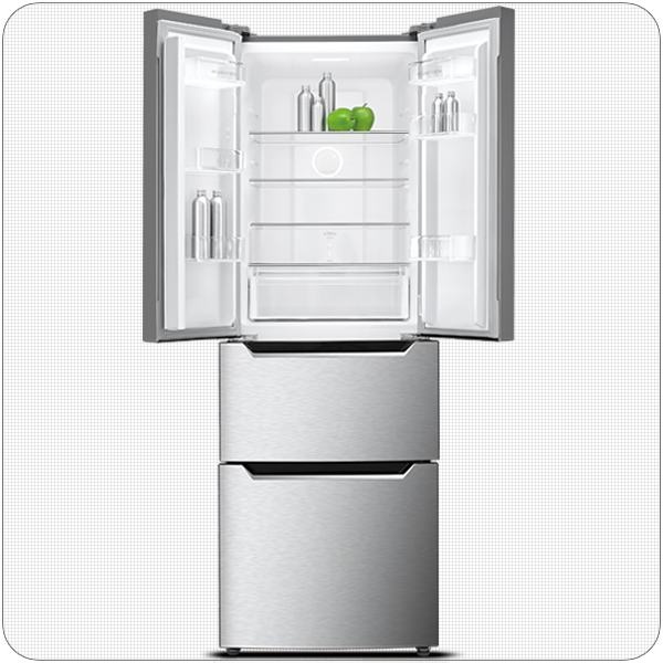 Wolkenstein French-Door Kühl-Gefrierkombination mit Crisper und Chiller Zone FD351.4A++NFIX Höhe 186 cm NoFrost
