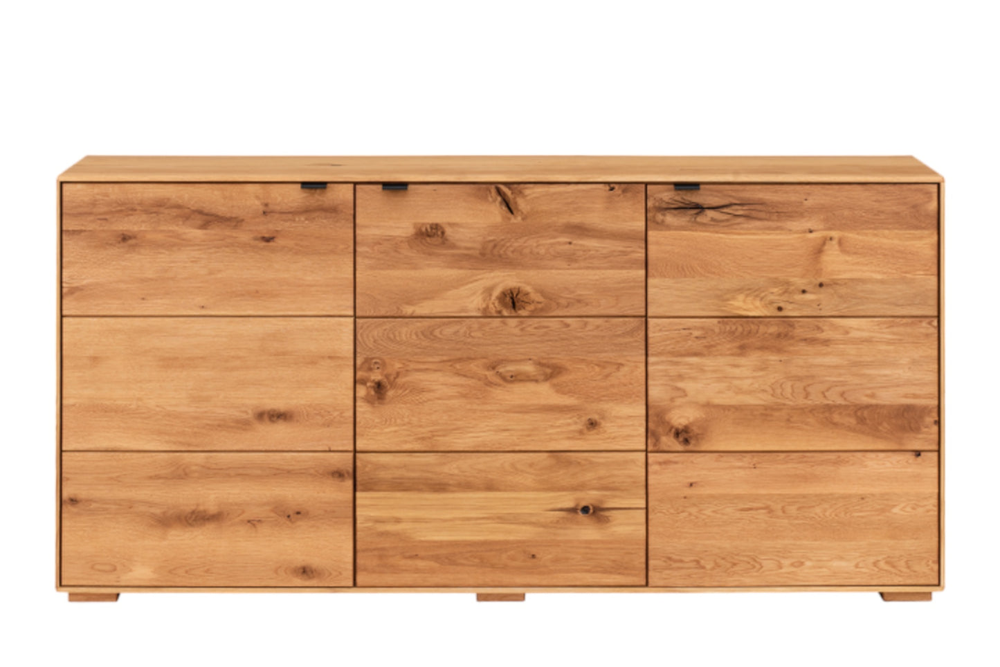 TPT Zerro Sideboard 3-türig massiver Kernbuche/Eiche B/H/T 180 x 85 x 42 cm