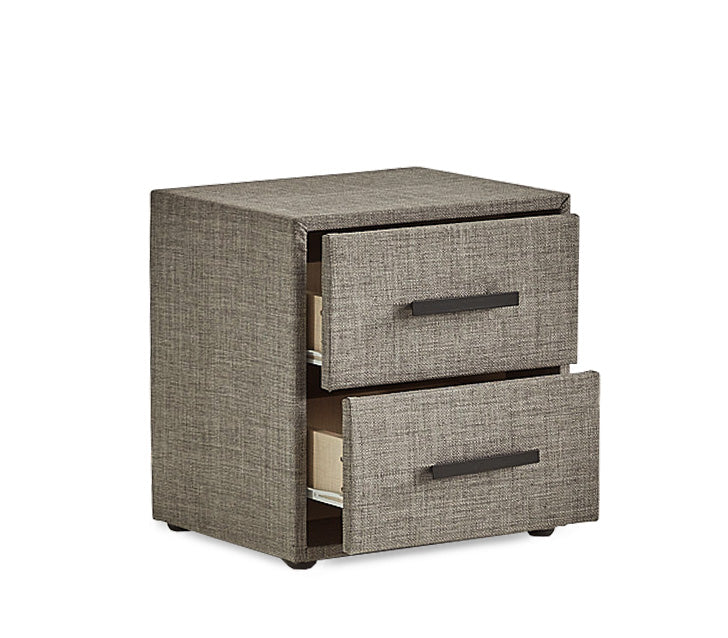 Boxspringbett Zelda Grau/Anthrazit Voll-orthopädisches Komfortbett mit Bettkasten, Stauraum, inkl. kostenlose Lieferung und Montage