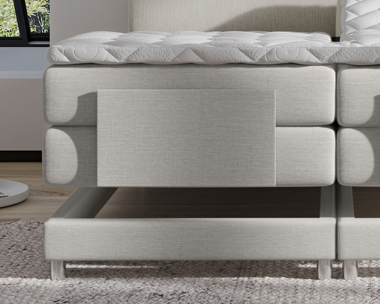 Boxspringbett Ampera elektrisch verstellbar mit Motor, inkl. kostenlose Lieferung und Montage
