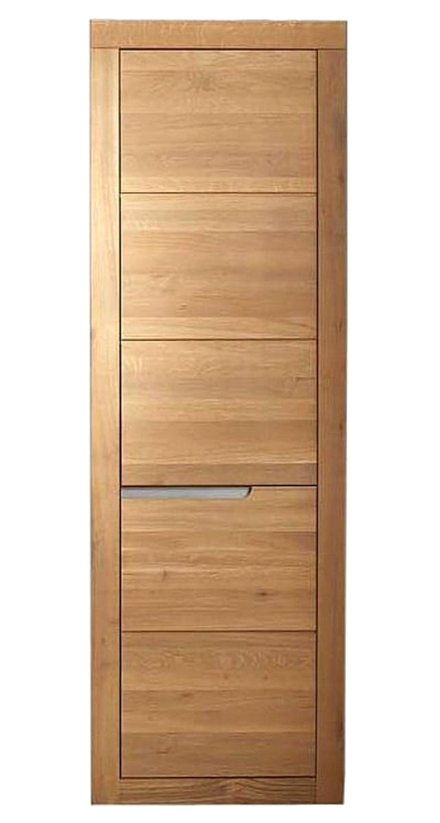 Infantil Basel Hochschrank Wildeiche massiv links/recht angeschlagen Breite 62 cm x H 191 cm