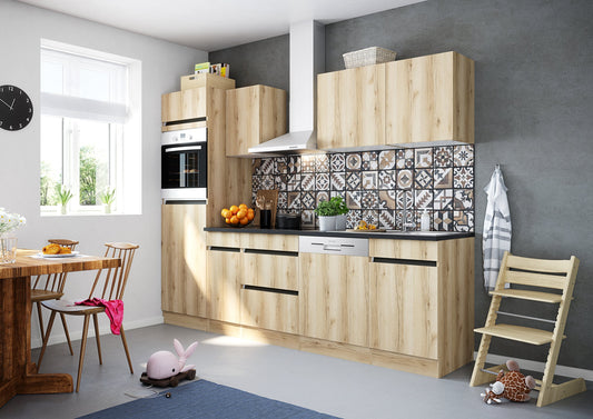 OPTIFit Küchenblock Kaya290 ohne E-Geräte Wildeiche Breite 270 cm