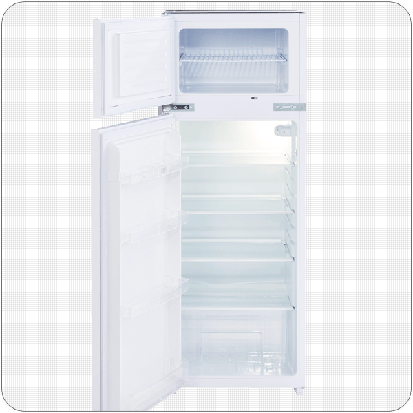 PKM Einbau-Kühl-Gefrierkombination GK225.4EEBN, Weiß, Höhe 144 cm