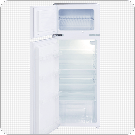 PKM Einbau-Kühl-Gefrierkombination GK225.4EEBN, Weiß, Höhe 144 cm