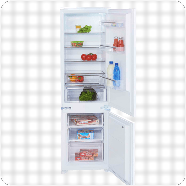 PKM Einbau-Kühl-Gefrierkombination KG250.4EEB, Weiß, Höhe 177 cm