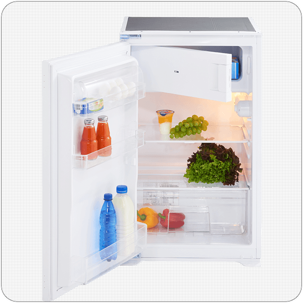 PKM Einbau-Kühl-Gefrierkombination KS120.4A++EB, Weiß, Höhe 87 cm