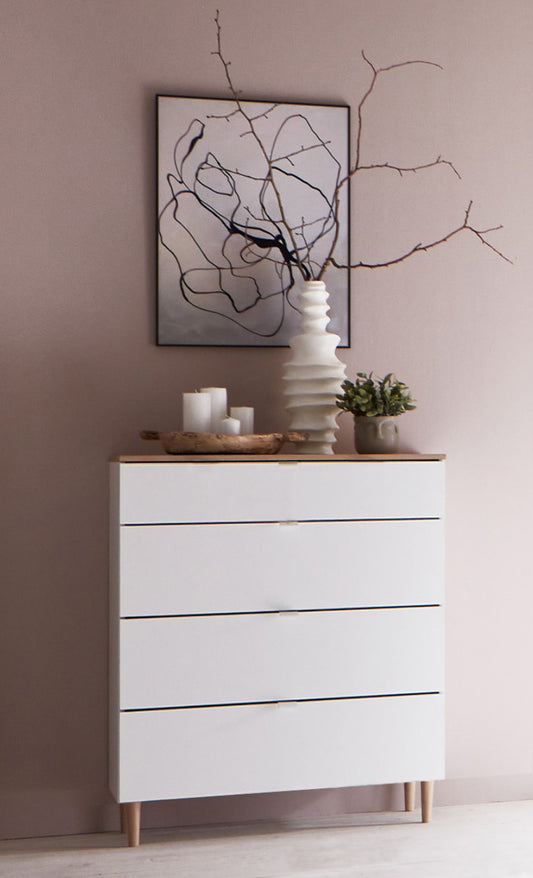 Wimex Schubkastenkommode Skagen mit 4 Schubladen B/H/T ca. 81 x 84 x 41 cm