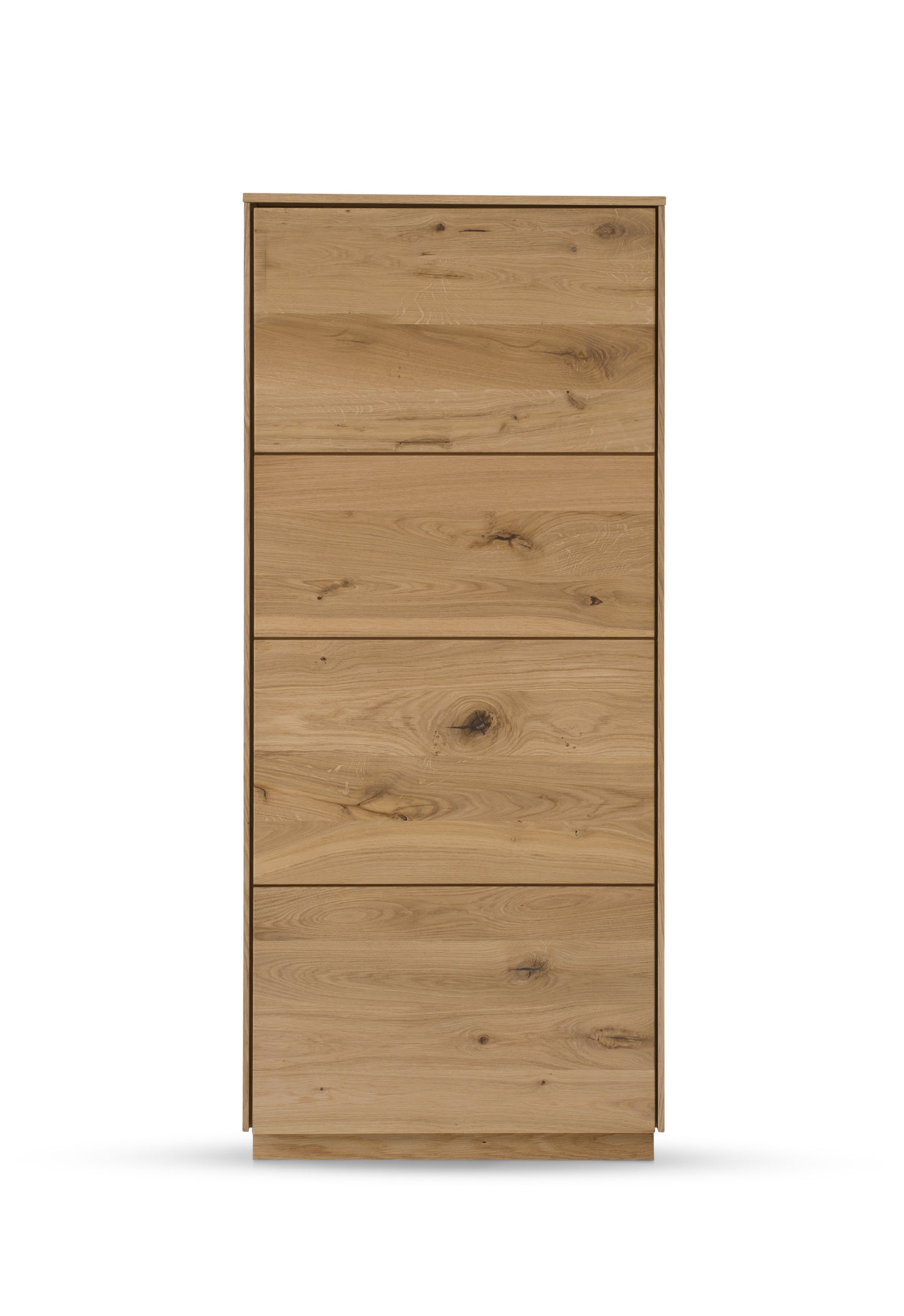 TPT Sankt Gallen Higboard 1-türig, Wildeiche massiv B/H/T 64 x 145 x 44 cm