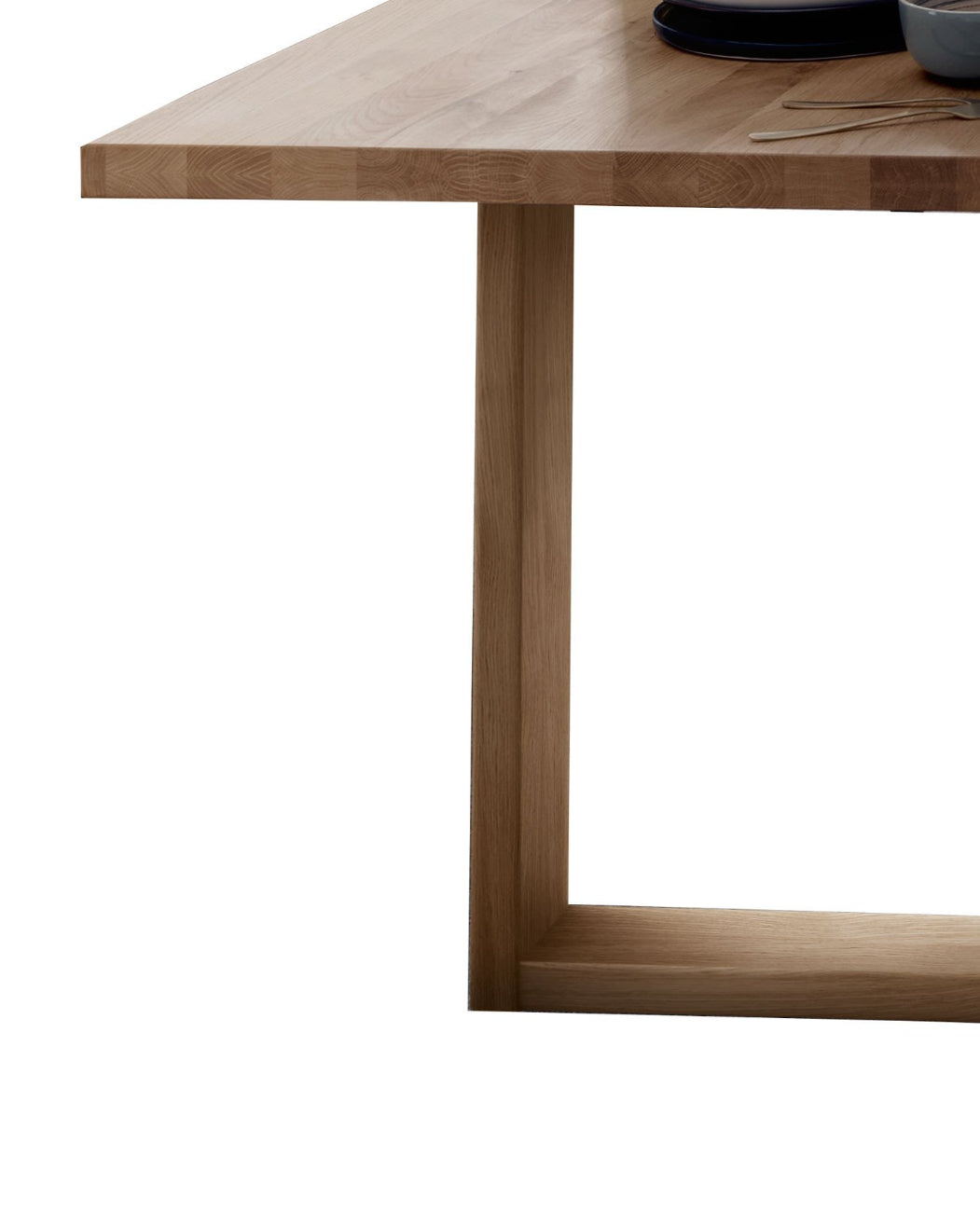 TPT Sankt Gallen Esstisch Wildeiche massiv, B/H/T 160/180/200 x 75 x 90 cm
