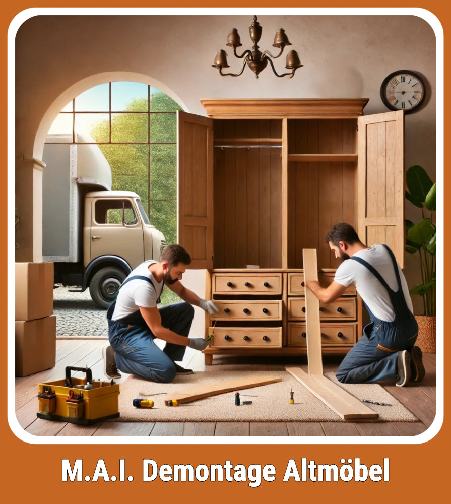 Altschrank Demontage und Entsorgung