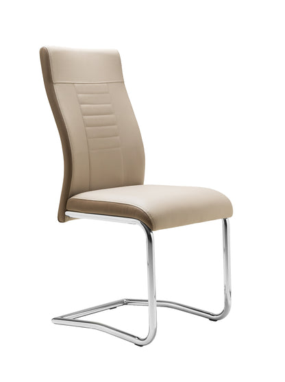 Finori Schwingstuhl Lucky 70A Kunstleder Cappuccino/Grau/Schwarz B/H/T ca. 43 x 98 x 55 cm