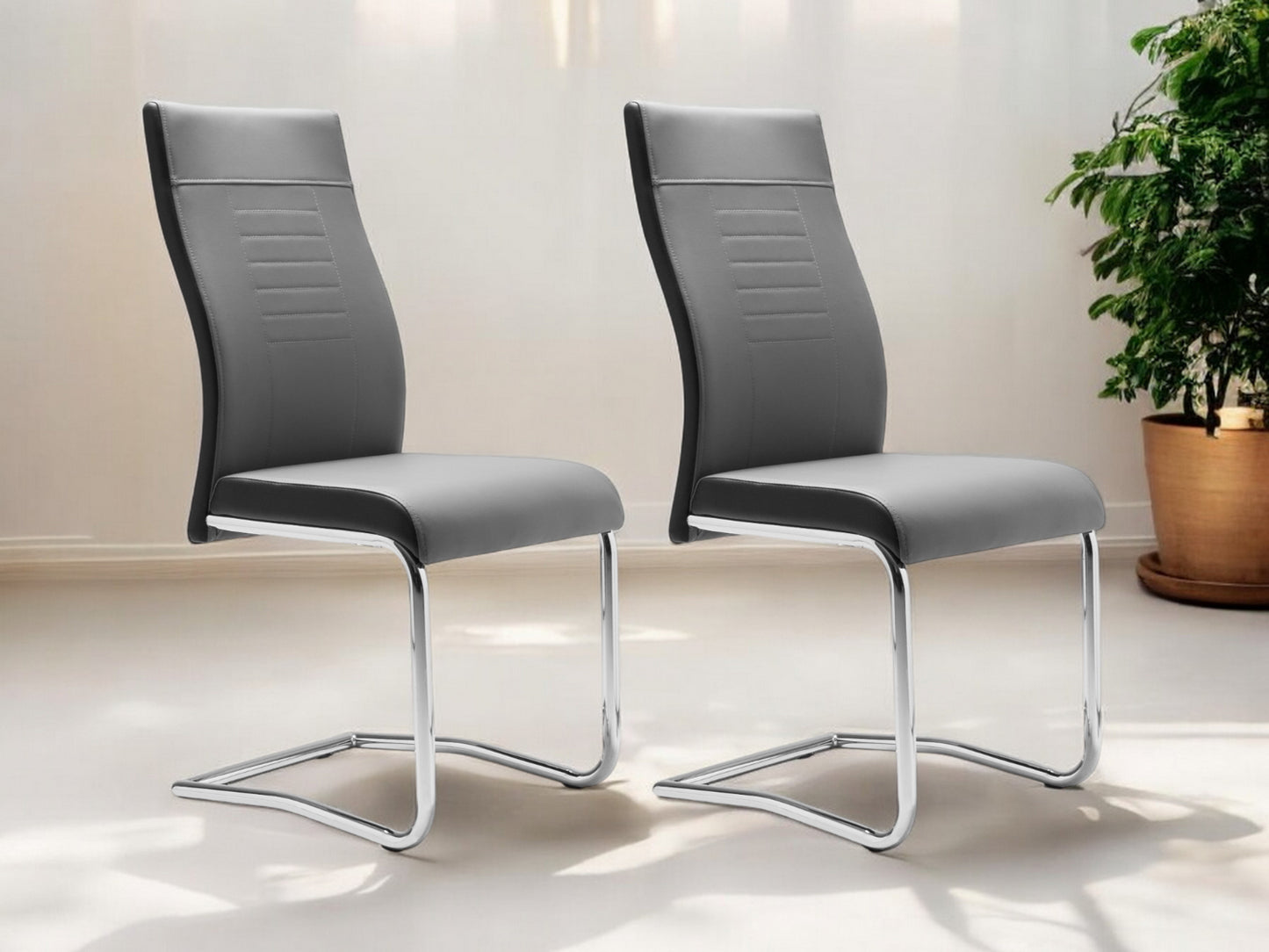 Finori Schwingstuhl Lucky 70A Kunstleder Cappuccino/Grau/Schwarz B/H/T ca. 43 x 98 x 55 cm
