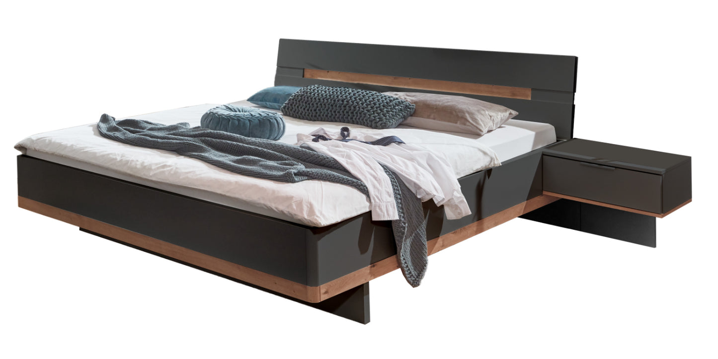 Wimex Futonbett Gibraltar  höhenverstellbar inkl. Nachtschränke Breite 160/180 cm x 200 cm