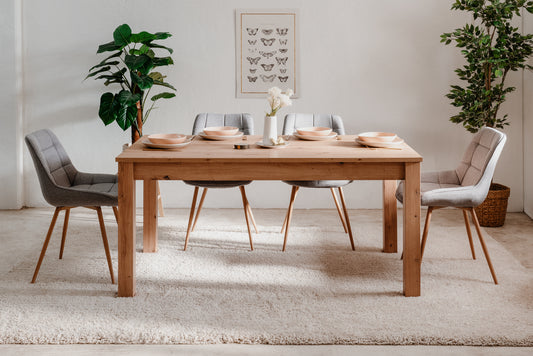 Finori Auszugtisch Bergen Artisan-Oak/Weiß B/H/T 160-215 x 75 x 90 cm