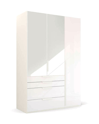 Drehtürenschrank Purisma mit Spiegeltüren und Glasfronten inkl. Premium Zubehör B/H/T ca. 150/200/250/300 x 223 x 60 cm