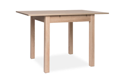 Finori Auszugtisch Coburg Eiche-Sonoma/Weiß/Artisan-Oak B/H/T 80-120 x 76 x 80 cm