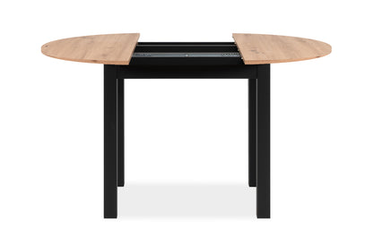 Finori Auszugtisch Coburg Rund Eiche-Sonoma/Weiß/Artisan-Oak B/H/T 100-140 x 76 x 100 cm