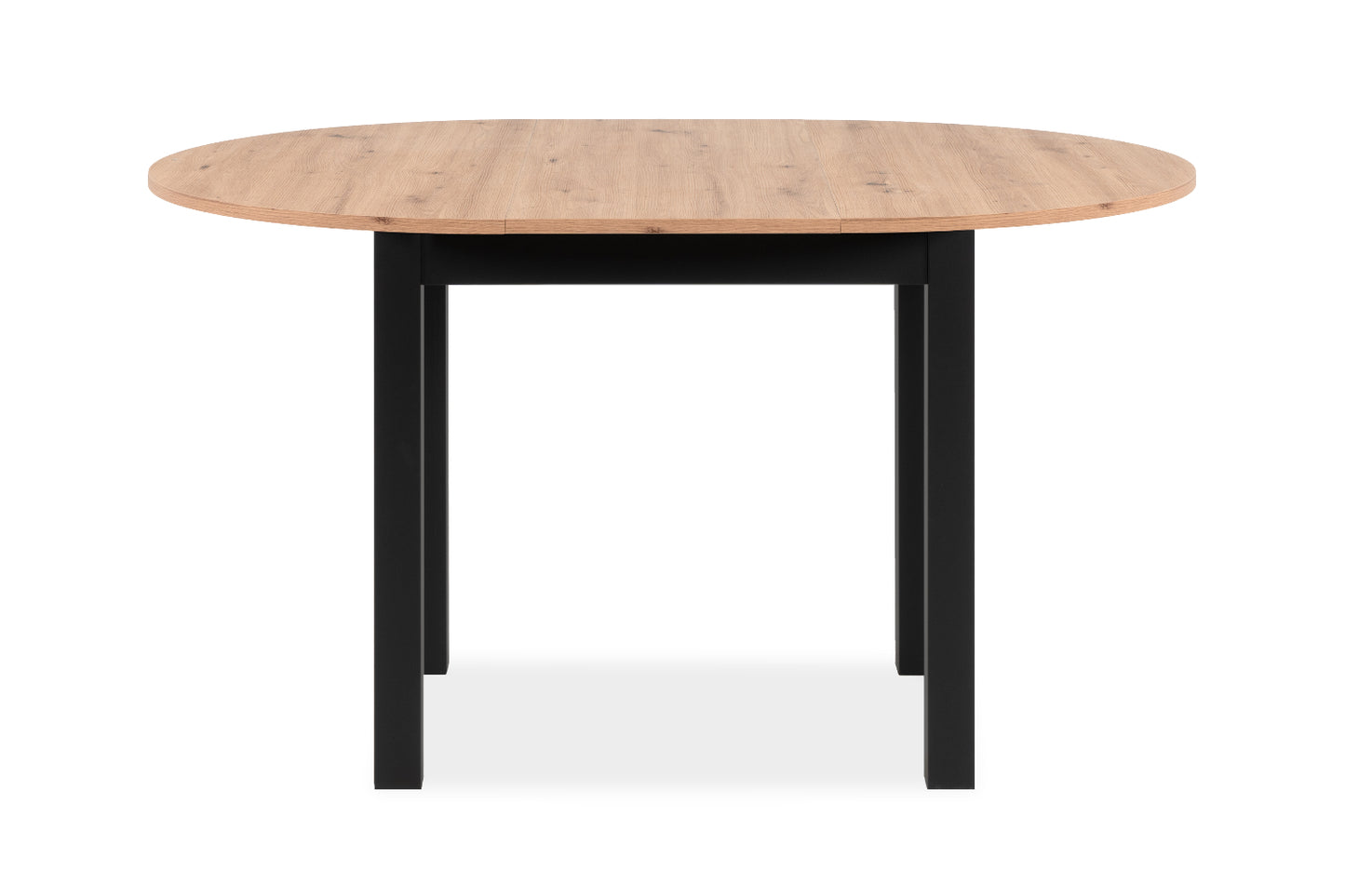 Finori Auszugtisch Coburg Rund Eiche-Sonoma/Weiß/Artisan-Oak B/H/T 100-140 x 76 x 100 cm